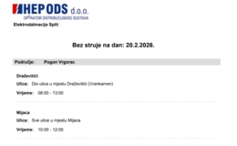 HEP OBAVIJEST