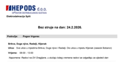 HEP OBAVIJEST